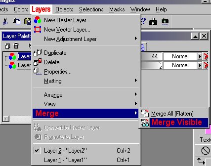 merge visible layers
