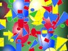 blank button for AmeriYank's confetti birthday background set