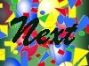 next button for AmeriYank's confetti birthday background set