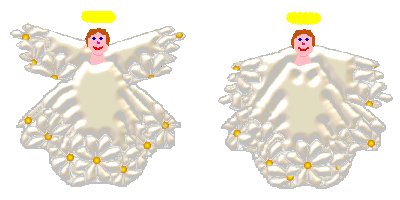 AmeriYank's white flowers bride angel tube