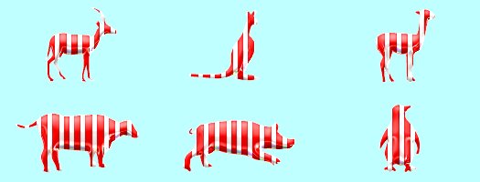 peppermint candy animals tube 2
