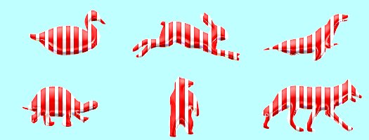 peppermint candy animals tube 3