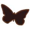 dark chocolate butterfly tube