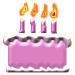 3D birthday cake tube 4