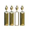 gold week 4 of Advent candles tube