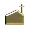 gold church tube