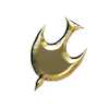 gold Holy Spirit dove tube