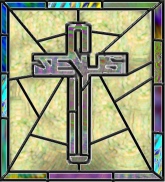 AmeriYank's Jesus stained glass cross tube