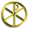 gold Christian cross tube 28